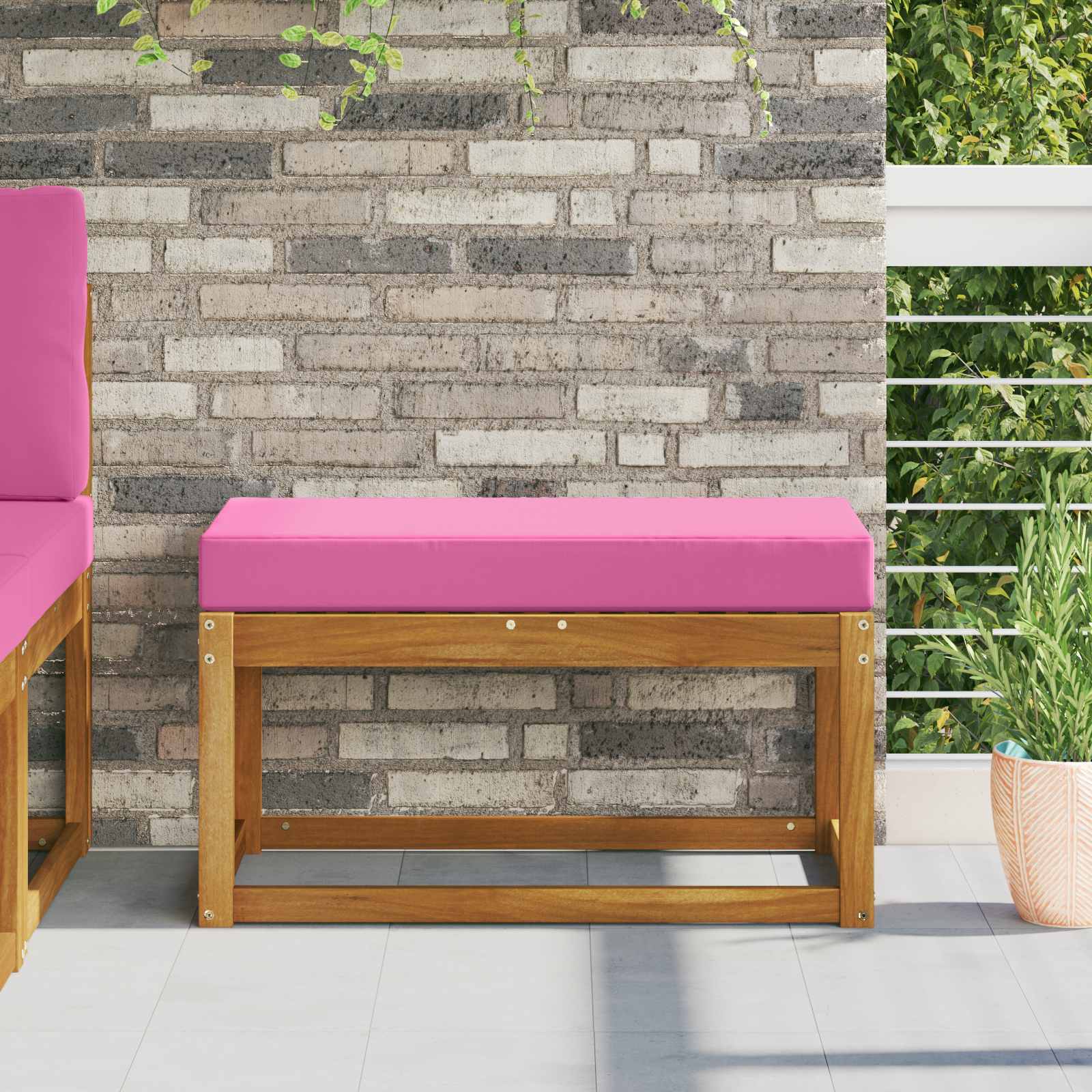 vidaXL Buiten Zitkussen Antraciet 40 x 40 x 8 cm 100% Polyester
