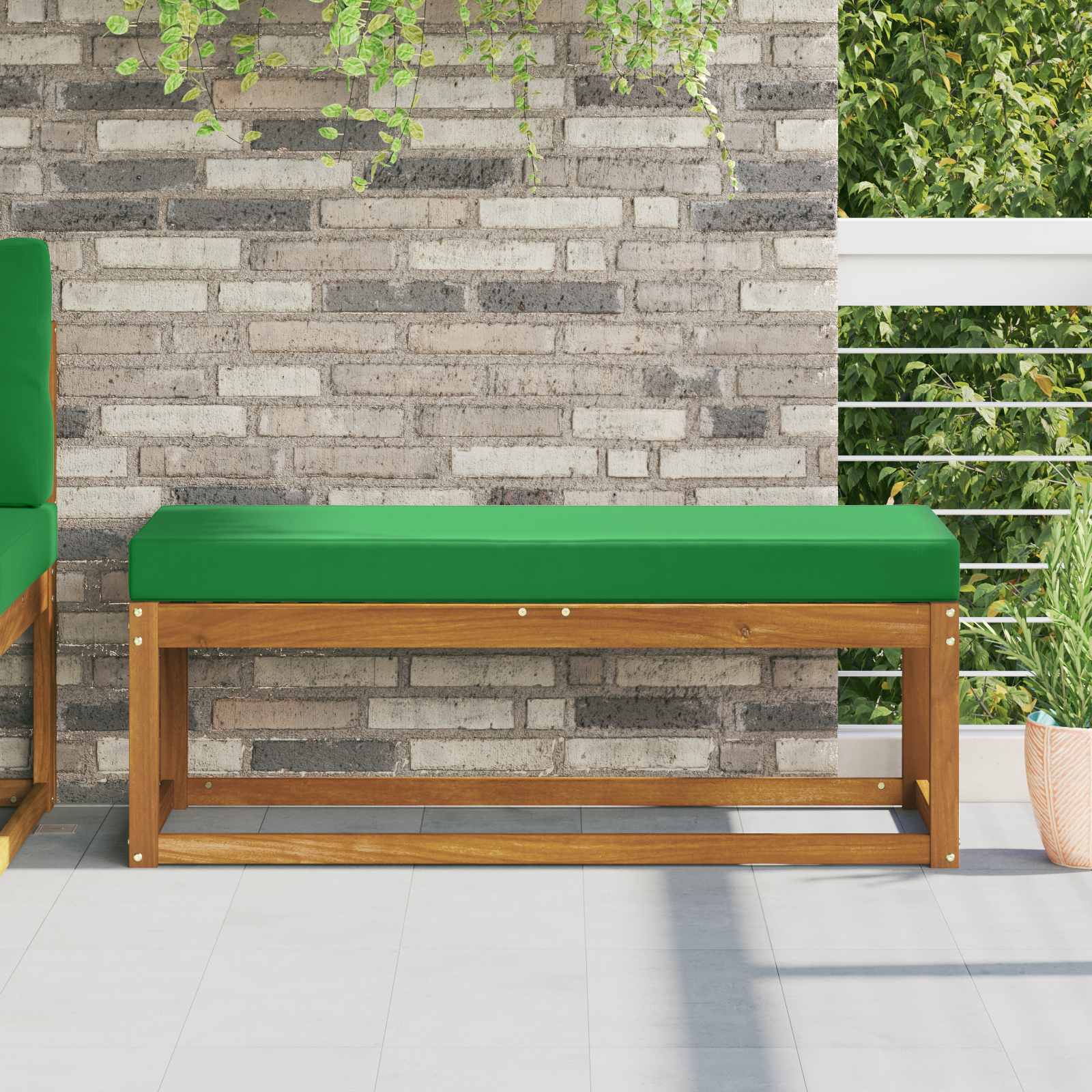vidaXL Buiten Zitkussen Antraciet 40 x 40 x 8 cm 100% Polyester