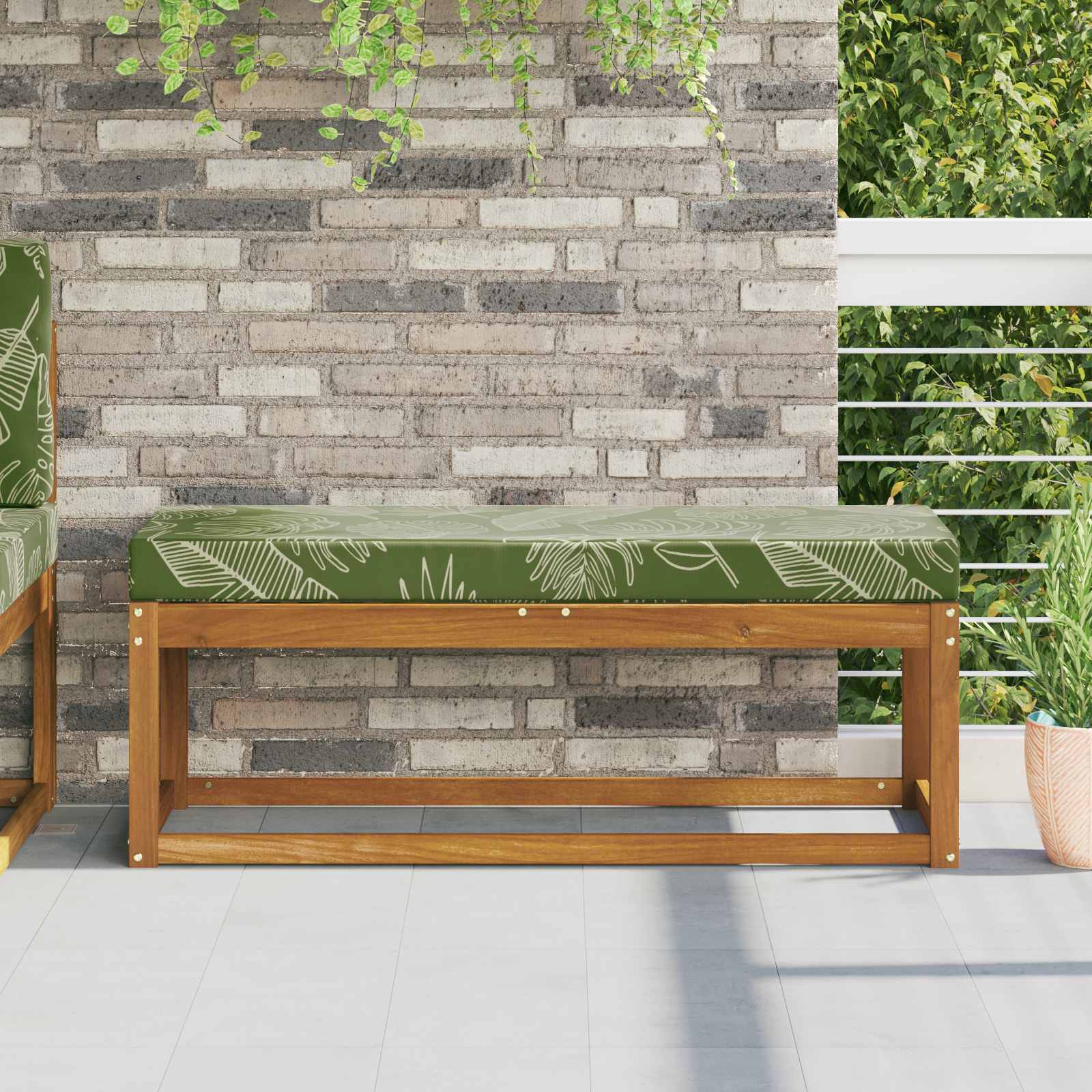 vidaXL Buiten Zitkussen Antraciet 40 x 40 x 8 cm 100% Polyester