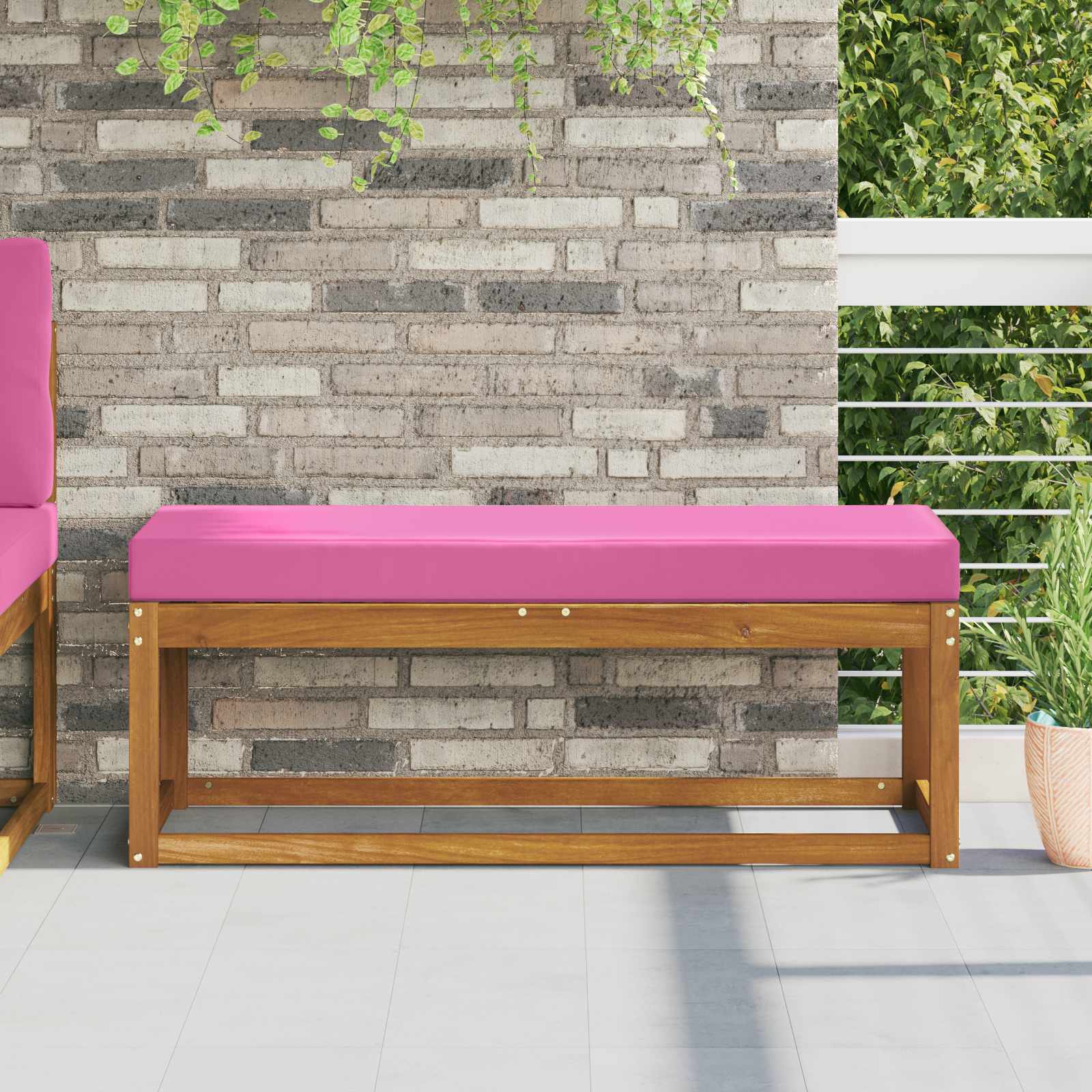 vidaXL Buiten Zitkussen Antraciet 40 x 40 x 8 cm 100% Polyester