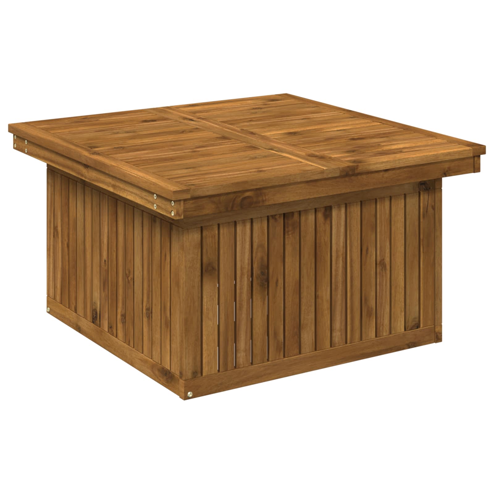 vidaXL Tuinfoto Tafel Massief Acaciahout Hoogte Verstelbaar Naturel