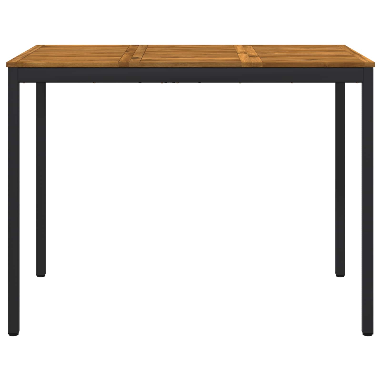 vidaXL Tuinbar Tafel Natuurlijk en Wit 141 x 80,5 x 105 cm