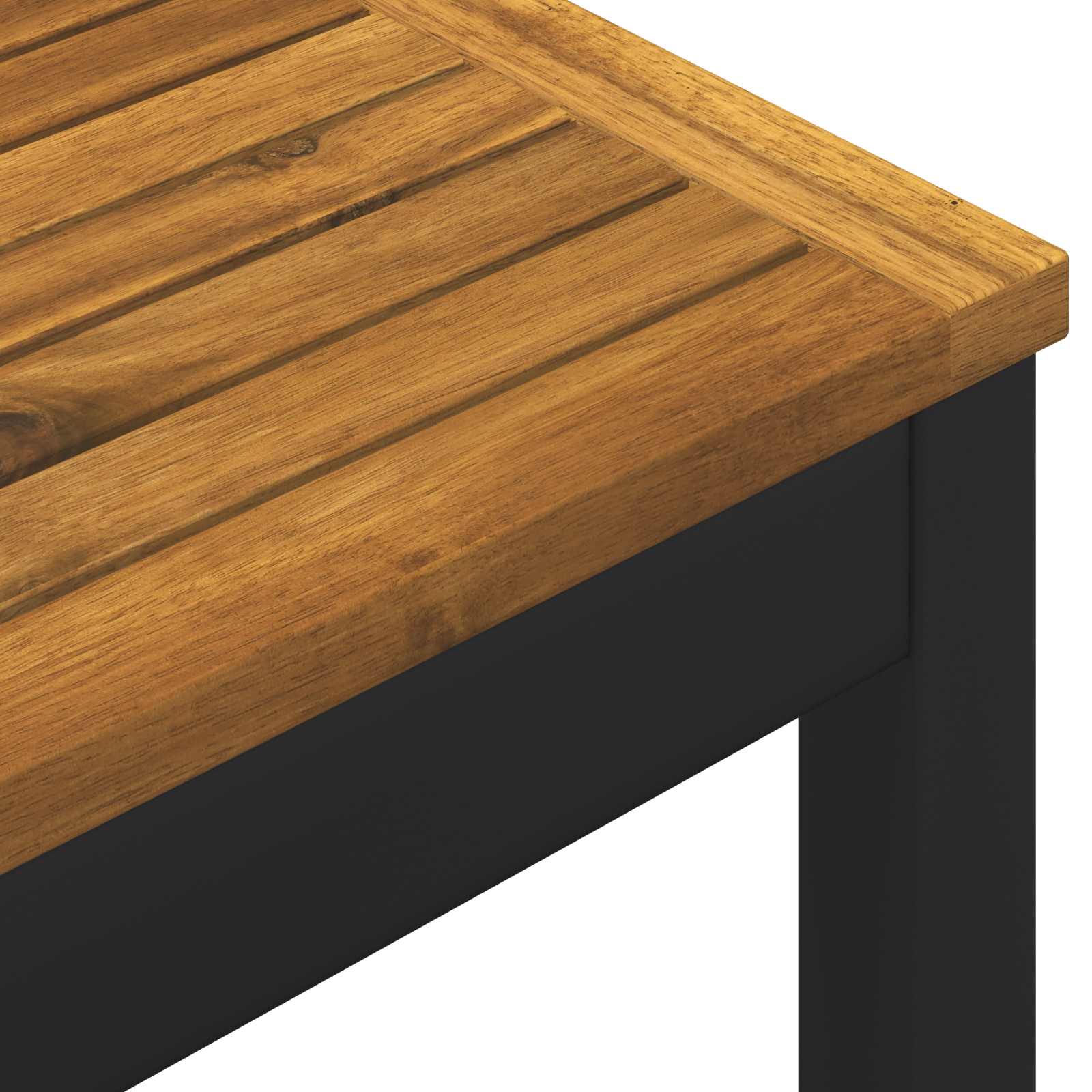 vidaXL Tuinbar Tafel Natuurlijk en Wit 141 x 80,5 x 105 cm