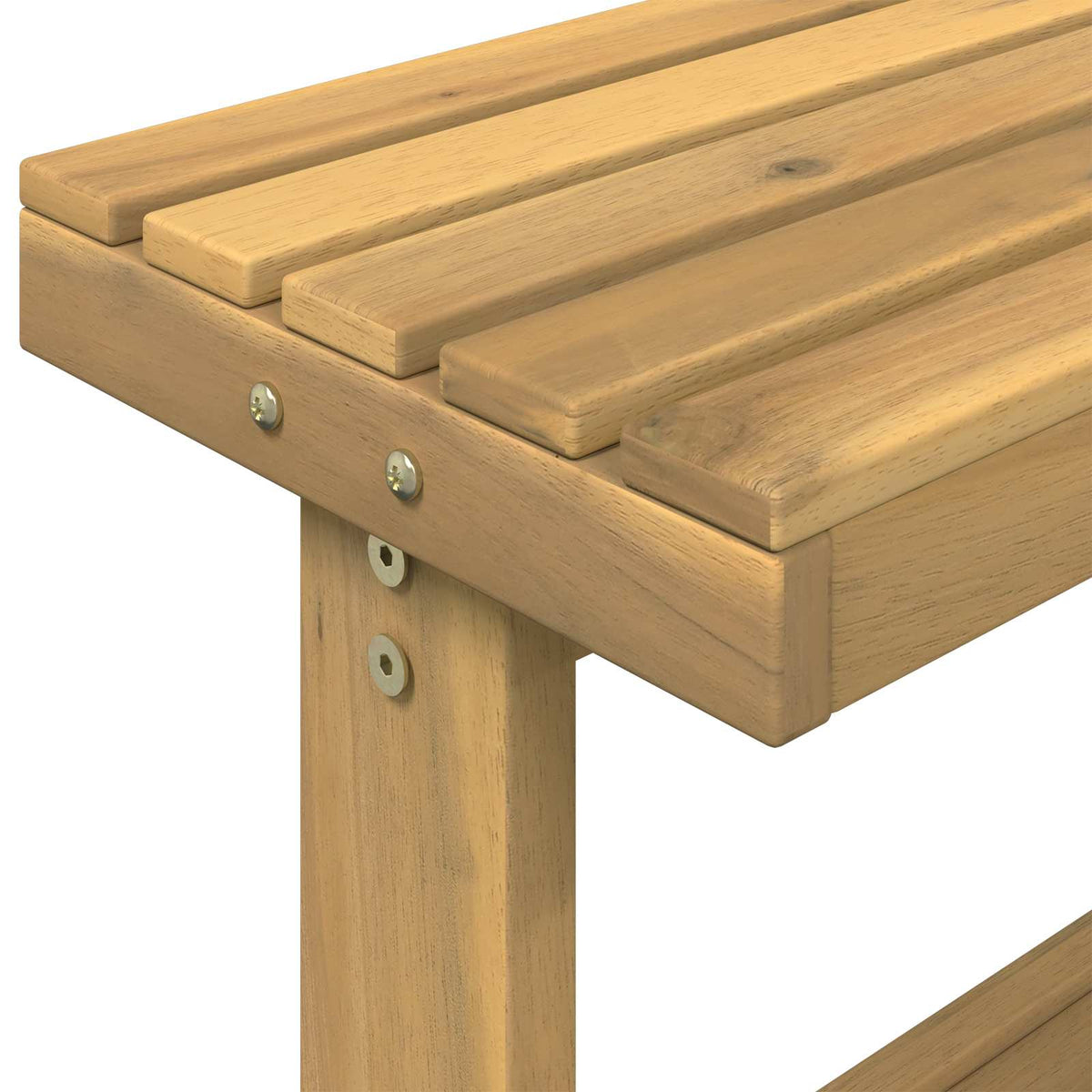 vidaXL Buiten pottingbank 56,5 x 48,5 x 107 cm Massief Acaciahout