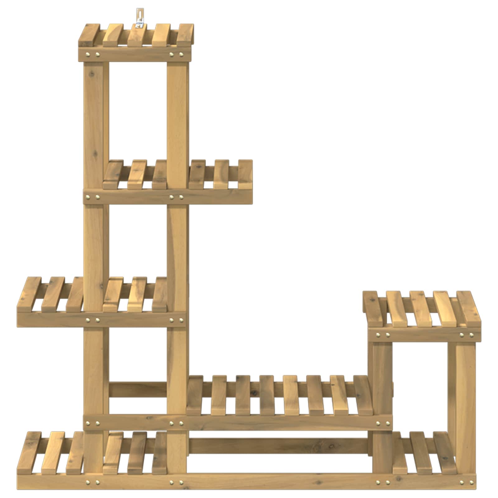 vidaXL Plantenstandaard Naturel 93,5 x 25 x 91,5 cm Massief Acaciahout