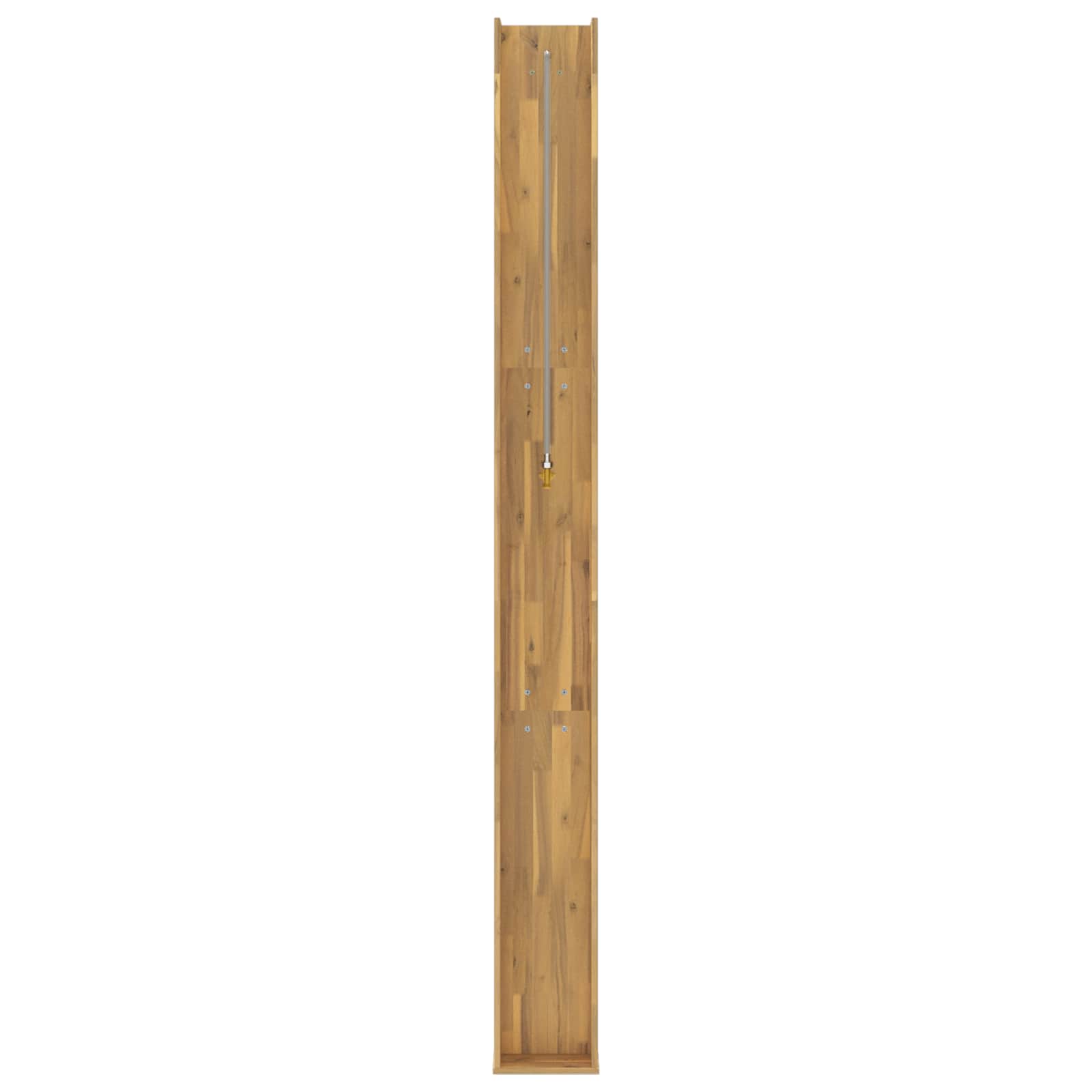 vidaXL Buitendouche 226 cm Massief acaciahout en roestvrij staal