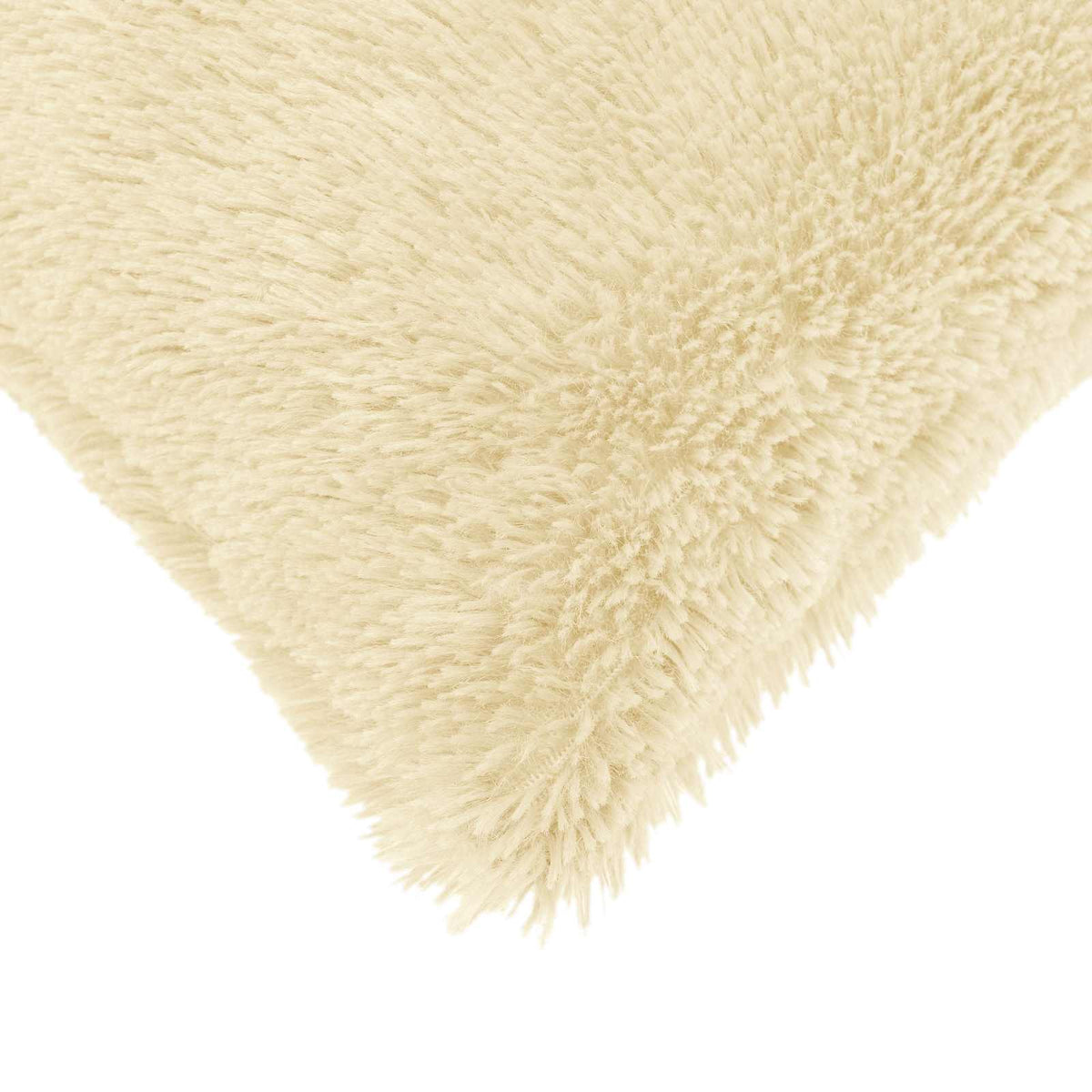 vidaXL Kussensloop 2 pcs HEERLEN Crèmekleurig 30 x 30 cm PV Fleece