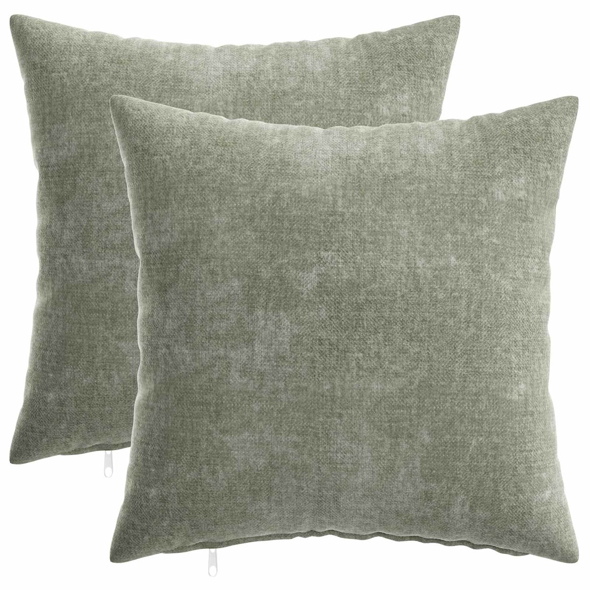 vidaXL Kussensloop 6 st HEERLEN Donkergrijs 30 x 30 cm Chenille Stof