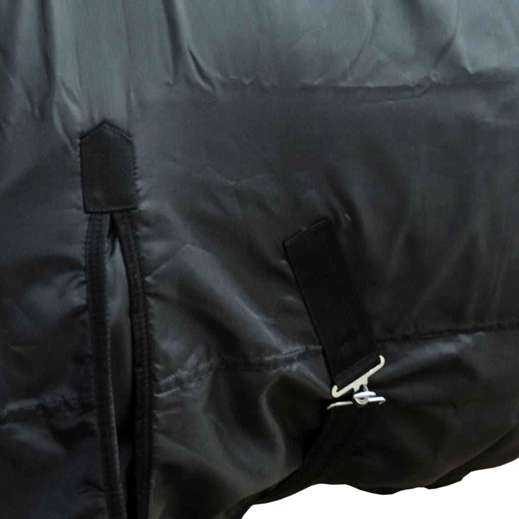 Fleecedeken dubbele laag met kruissingels 125 cm blauw