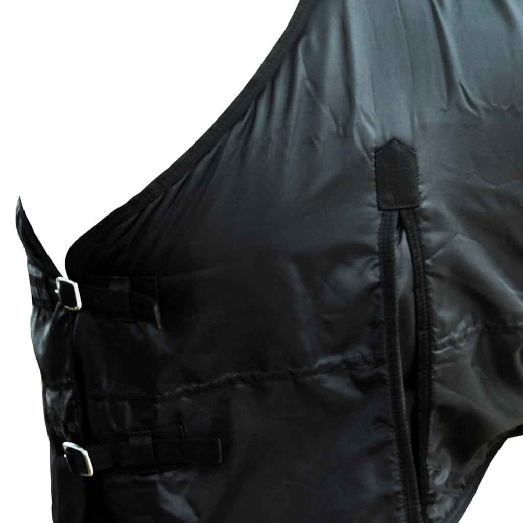 Fleecedeken dubbele laag met kruissingels 125 cm blauw