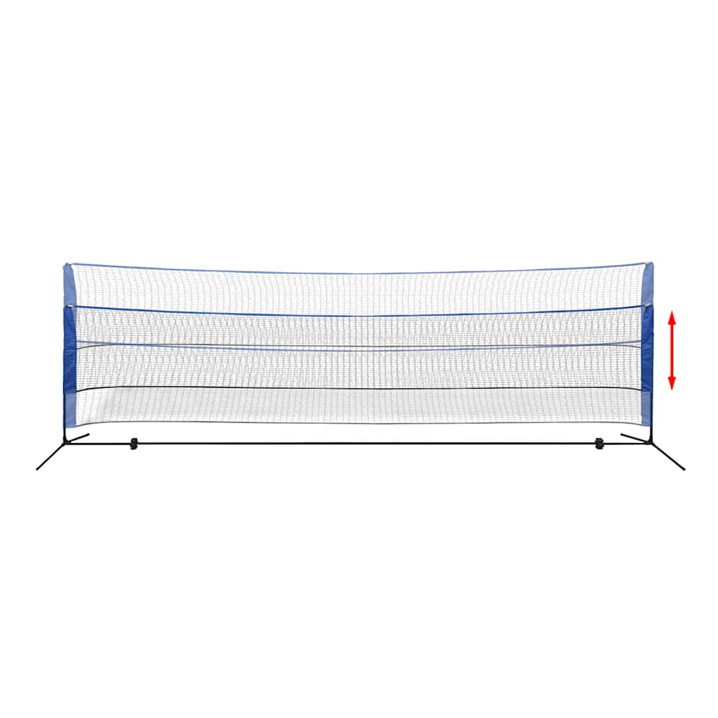 vidaXL Badminton net met shuttles 300x155 cm