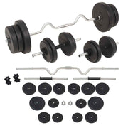 vidaXL Halterset 60 kg