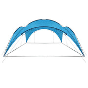 vidaXL Partytent boog 450x450x265 cm lichtblauw
