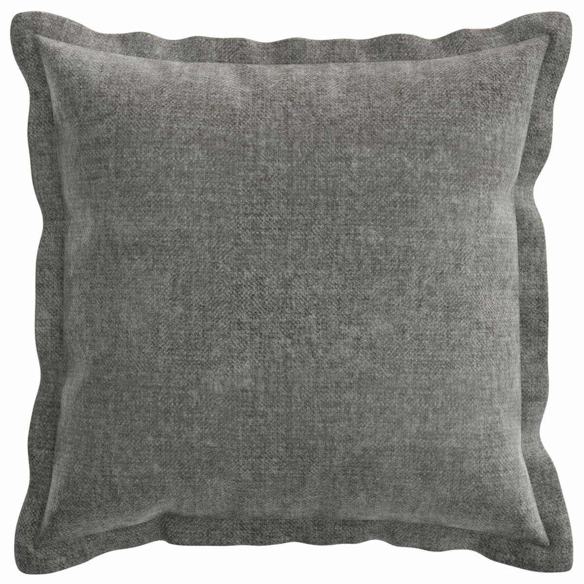 vidaXL Kussensloop 2 st HOUTEN Donkergrijs 30 x 30 cm Chenille Stof