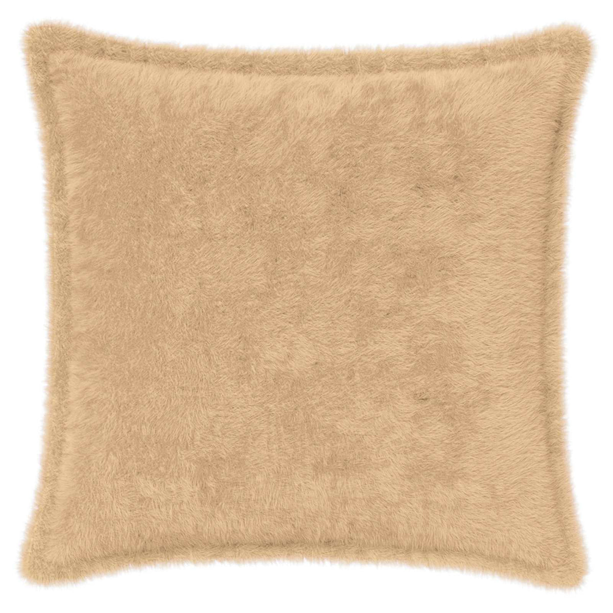 vidaXL Kussensloop 6 st HOUTEN Wit 30 x 30 cm Nep Konijnenbont