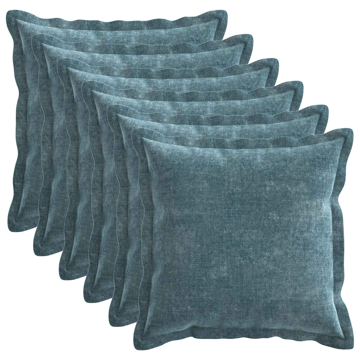 vidaXL Kussensloop 2 st HOUTEN Donkergrijs 30 x 30 cm Chenille Stof