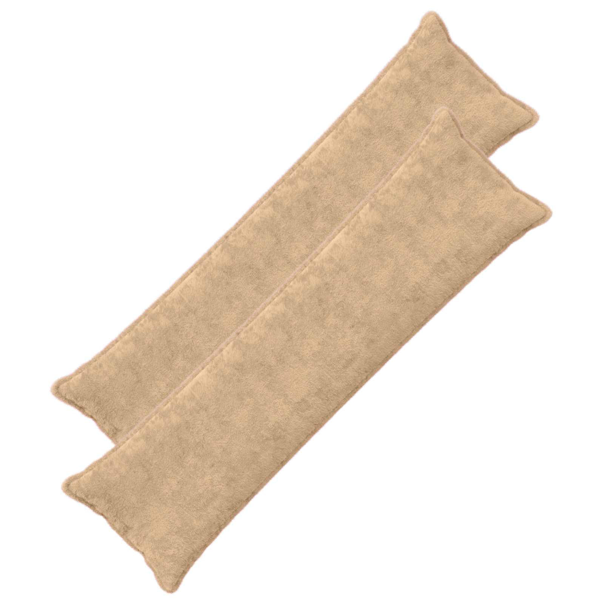 vidaXL Kussensloop 6 st HOUTEN Wit 30 x 30 cm Nep Konijnenbont