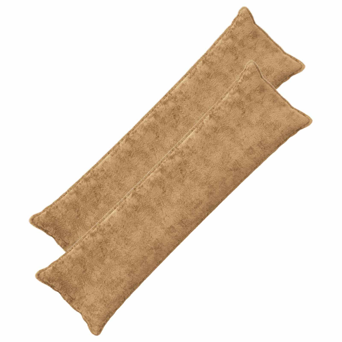 vidaXL Kussensloop 6 st HOUTEN Wit 30 x 30 cm Nep Konijnenbont