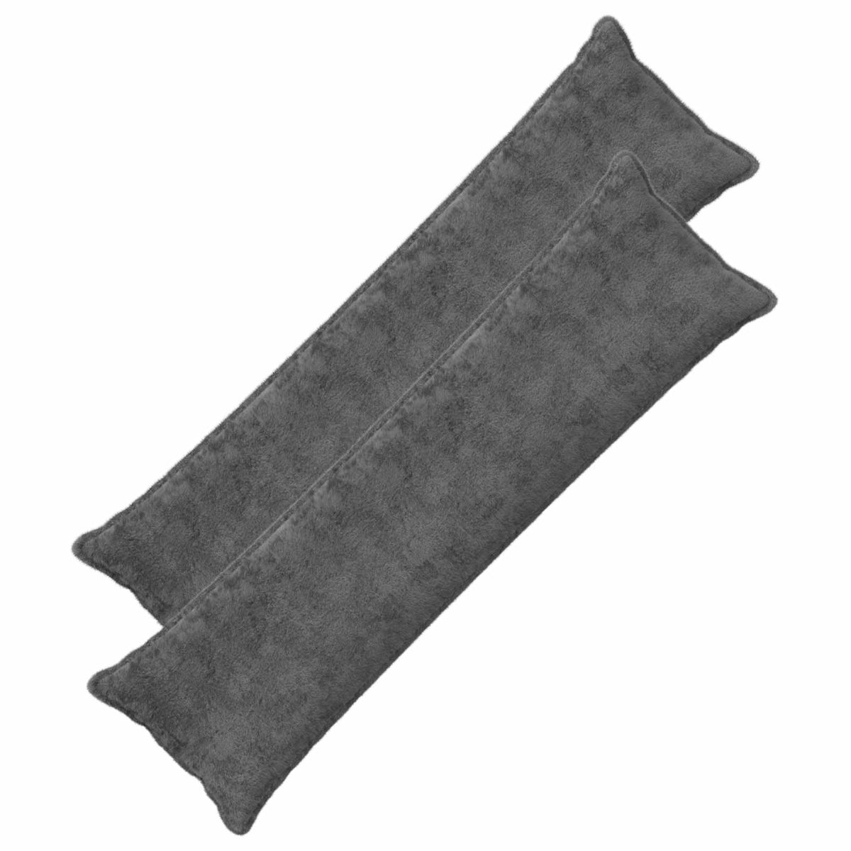 vidaXL Kussensloop 6 st HOUTEN Wit 30 x 30 cm Nep Konijnenbont
