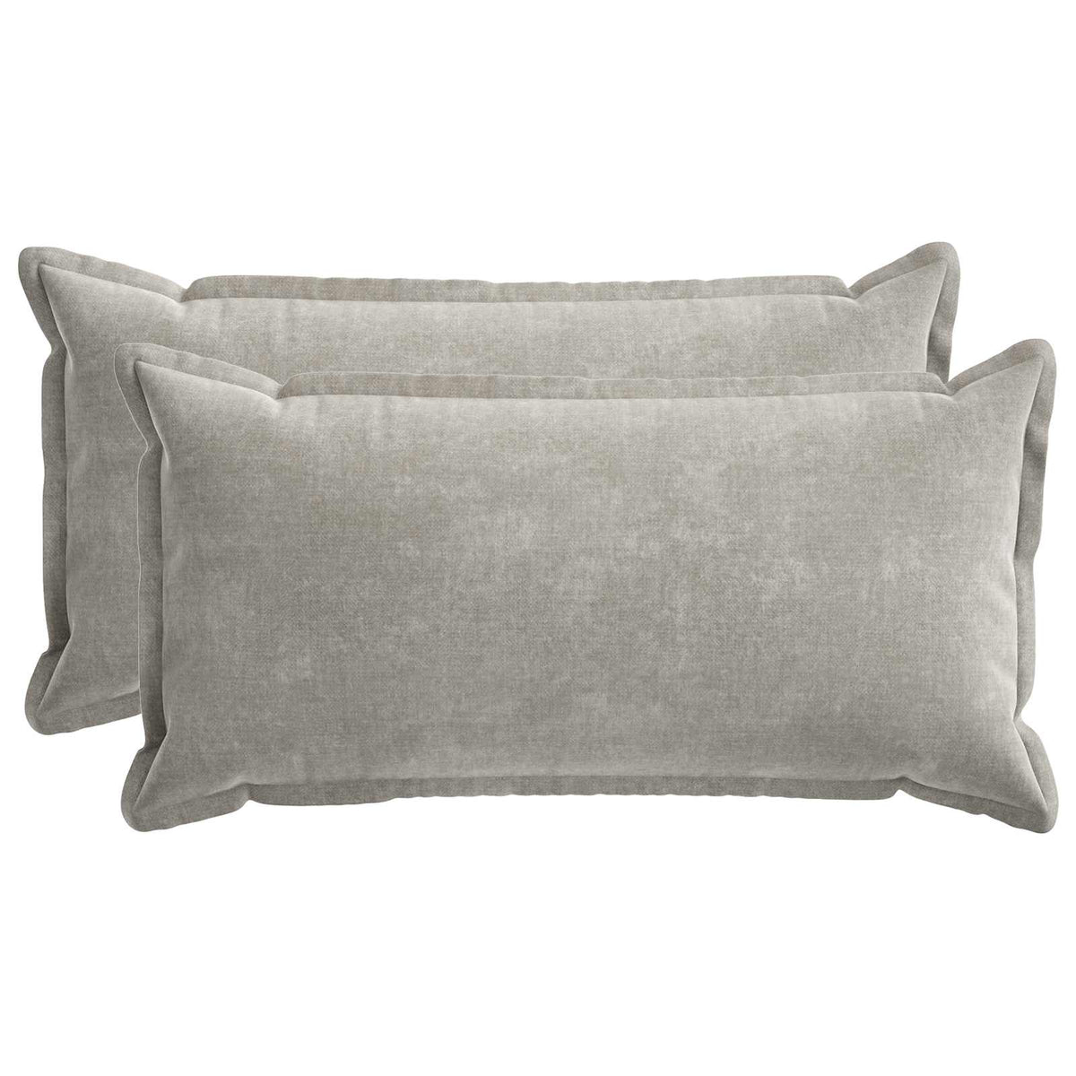 vidaXL Kussensloop 2 st HOUTEN Donkergrijs 30 x 30 cm Chenille Stof