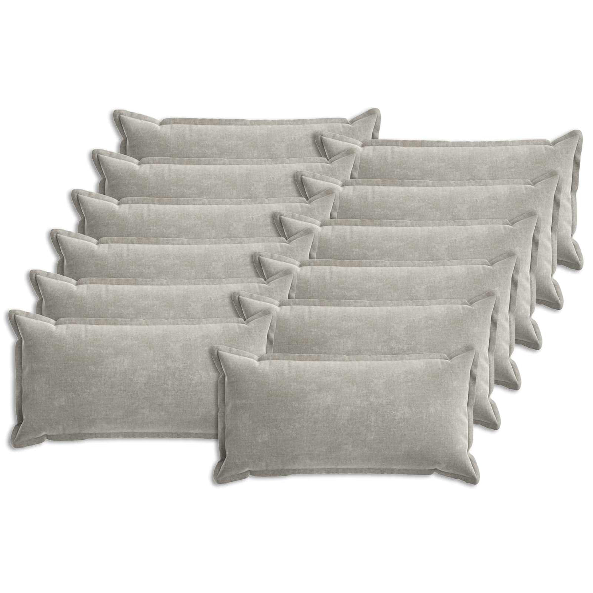 vidaXL Kussensloop 2 st HOUTEN Donkergrijs 30 x 30 cm Chenille Stof