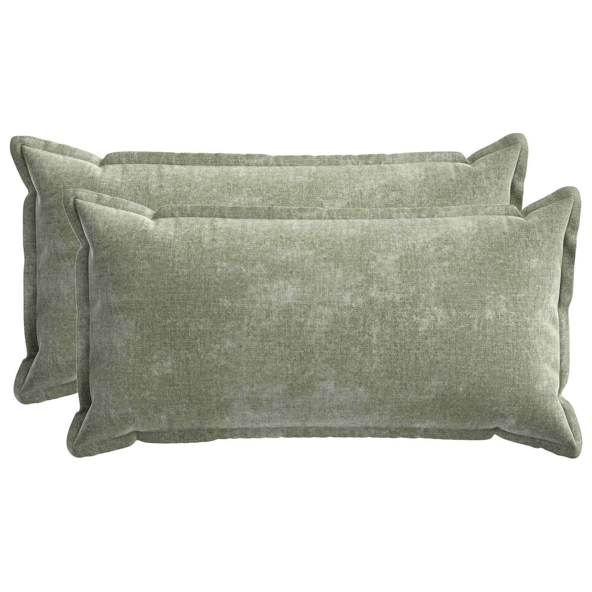 vidaXL Kussensloop 2 st HOUTEN Donkergrijs 30 x 30 cm Chenille Stof