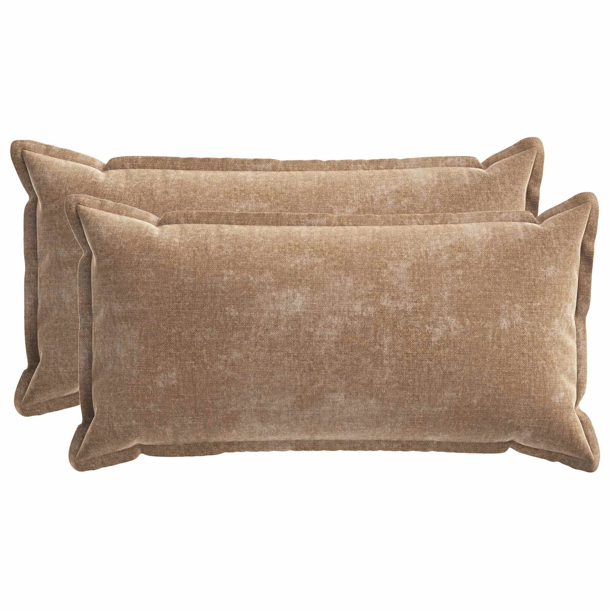 vidaXL Kussensloop 2 st HOUTEN Donkergrijs 30 x 30 cm Chenille Stof