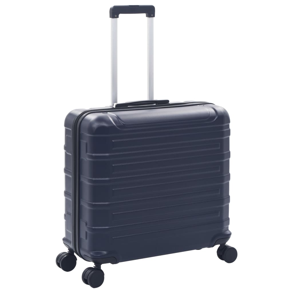 vidaXL 2-delige Harde kofferset ABS marineblauw