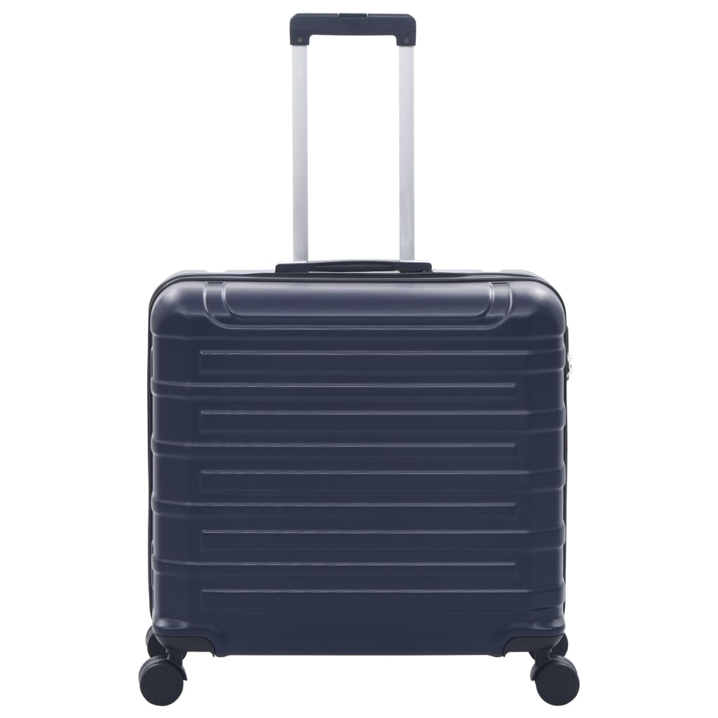 vidaXL 2-delige Harde kofferset ABS marineblauw