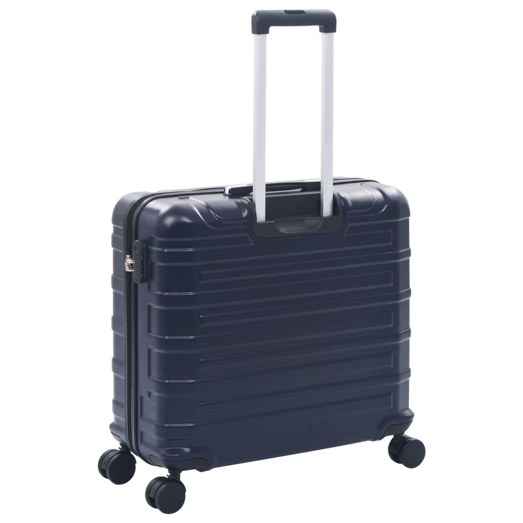 vidaXL 2-delige Harde kofferset ABS marineblauw