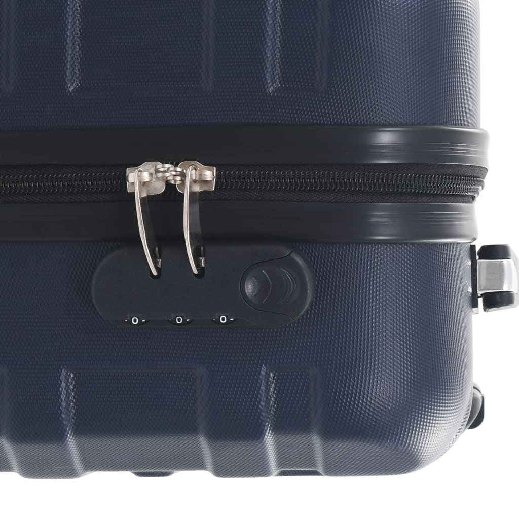 vidaXL Harde koffer ABS marineblauw