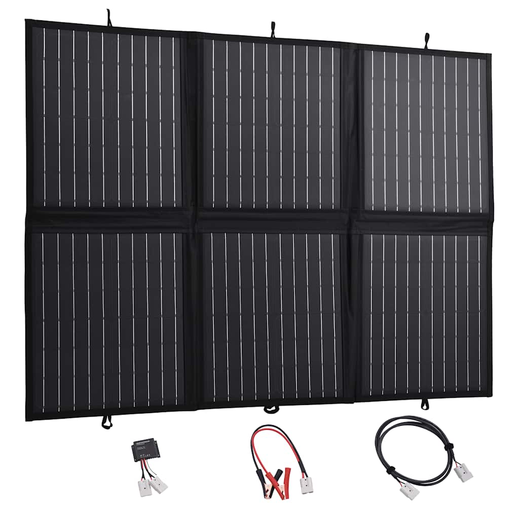 vidaXL Zonnepaneeloplader inklapbaar 100 W 12 V