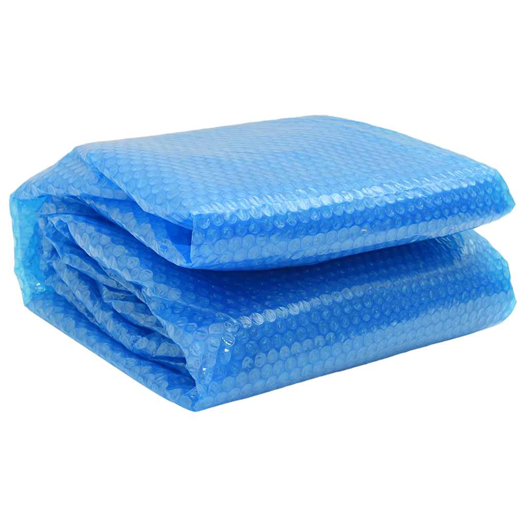 vidaXL Solar zwembadfolie drijvend rond 250 cm PE blauw