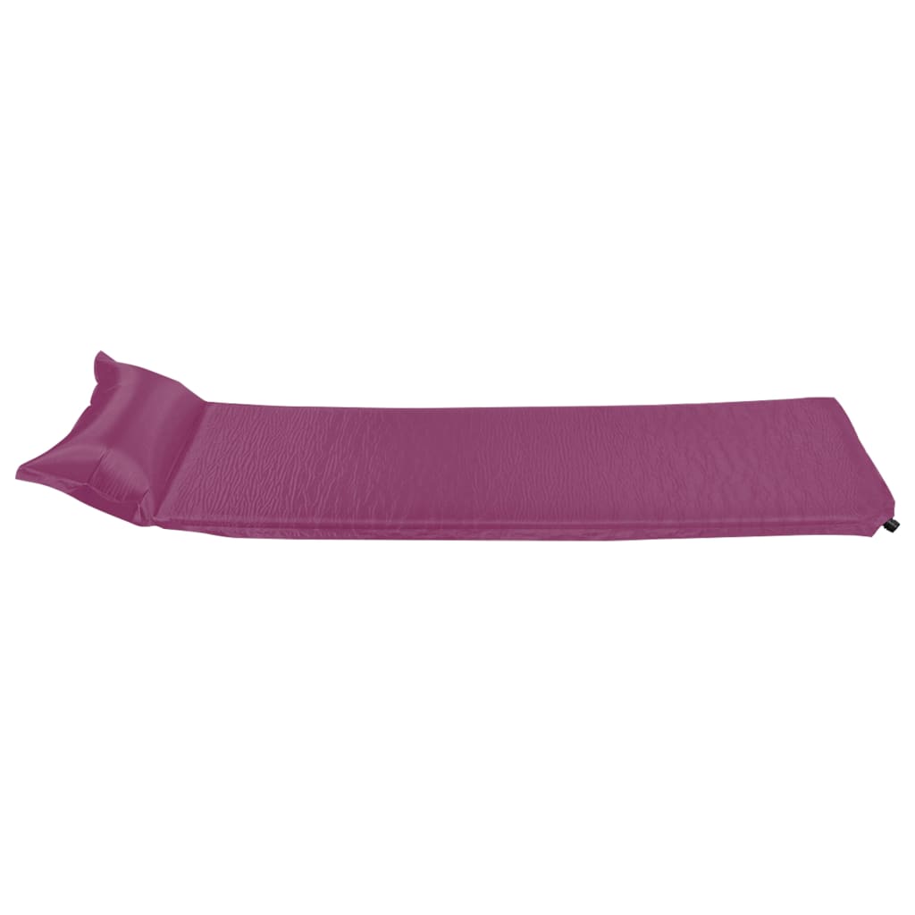 vidaXL Luchtmatras met kussen opblaasbaar 66x200 cm roze