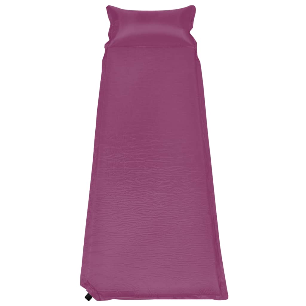 vidaXL Luchtmatras met kussen opblaasbaar 66x200 cm roze