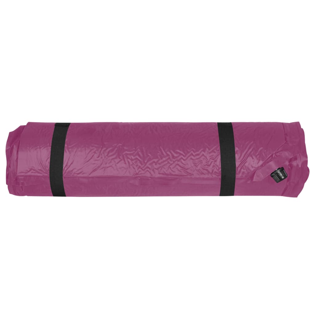 vidaXL Luchtmatras met kussen opblaasbaar 66x200 cm roze