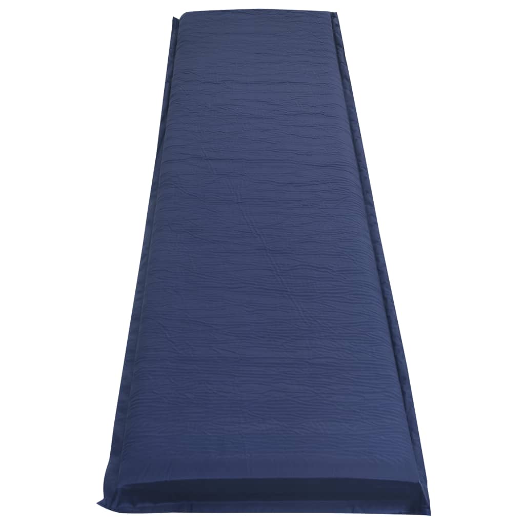 vidaXL Luchtmatras opblaasbaar 66x200 cm blauw
