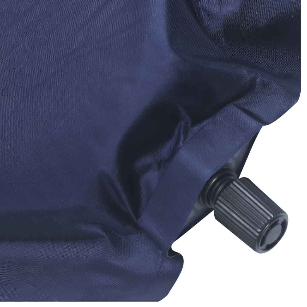 vidaXL Luchtmatras opblaasbaar 66x200 cm blauw