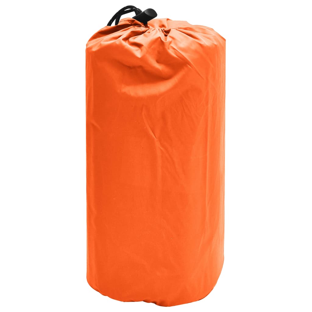 vidaXL Luchtmatras opblaasbaar 58x190 cm oranje