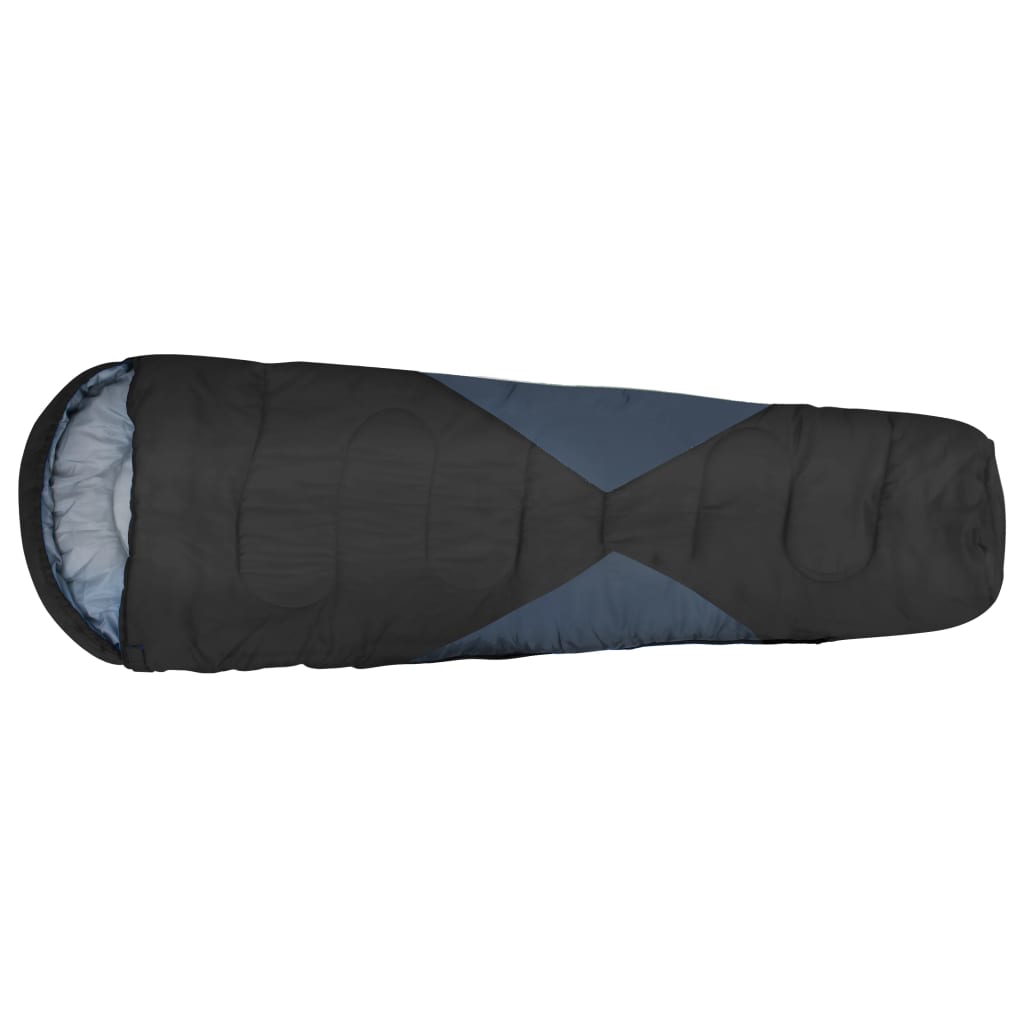 vidaXL Slaapzak 5 ℃ 1400 g zwart