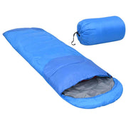 vidaXL Slaapzak 10 ℃ 1000 g blauw