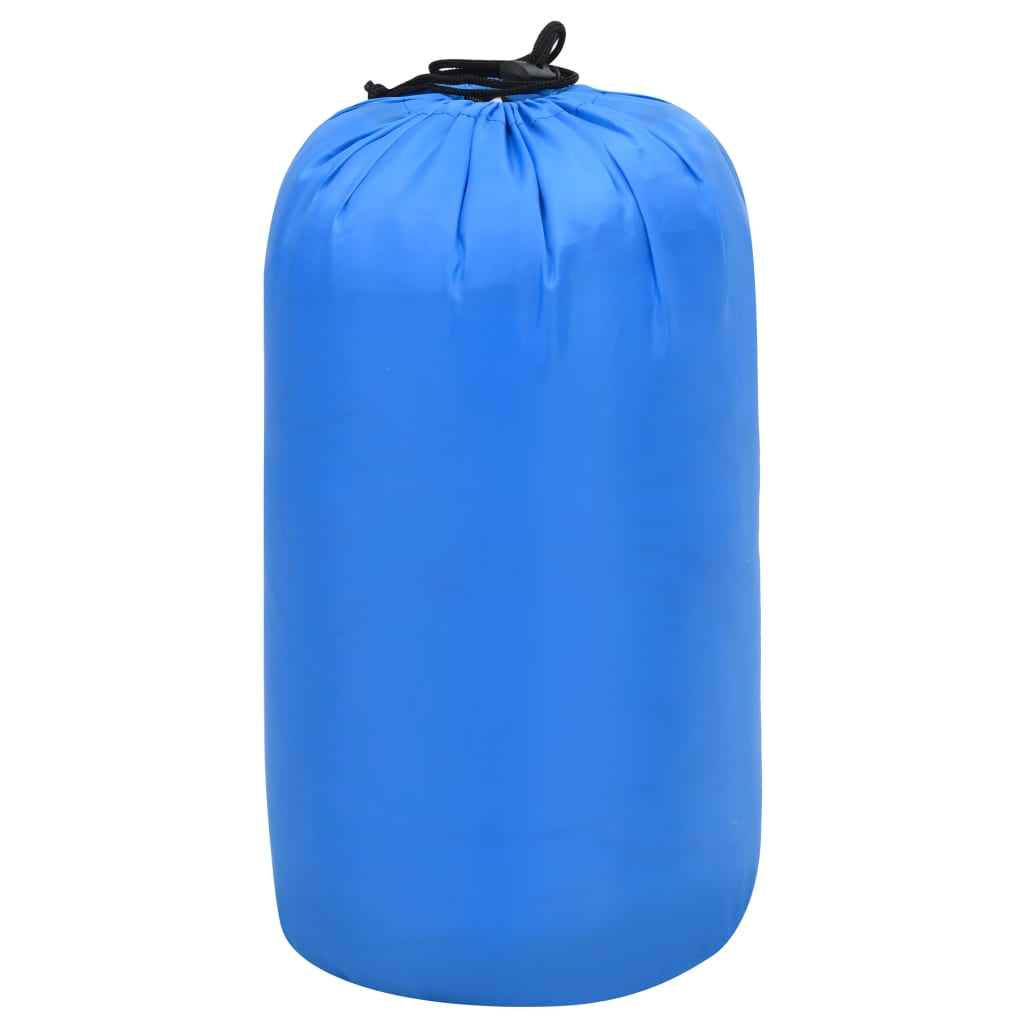 vidaXL Slaapzak 10 ℃ 1000 g blauw