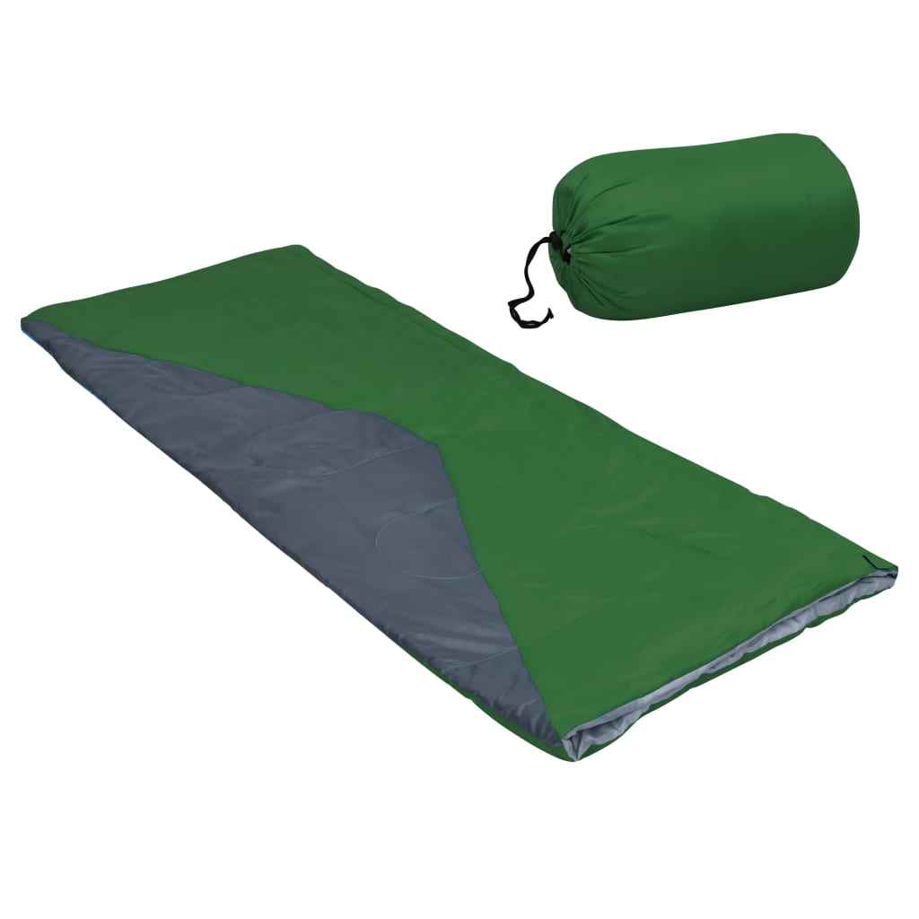 vidaXL Slaapzakken 2 st envelop lichtgewicht 10 ℃ 1100 g blauw