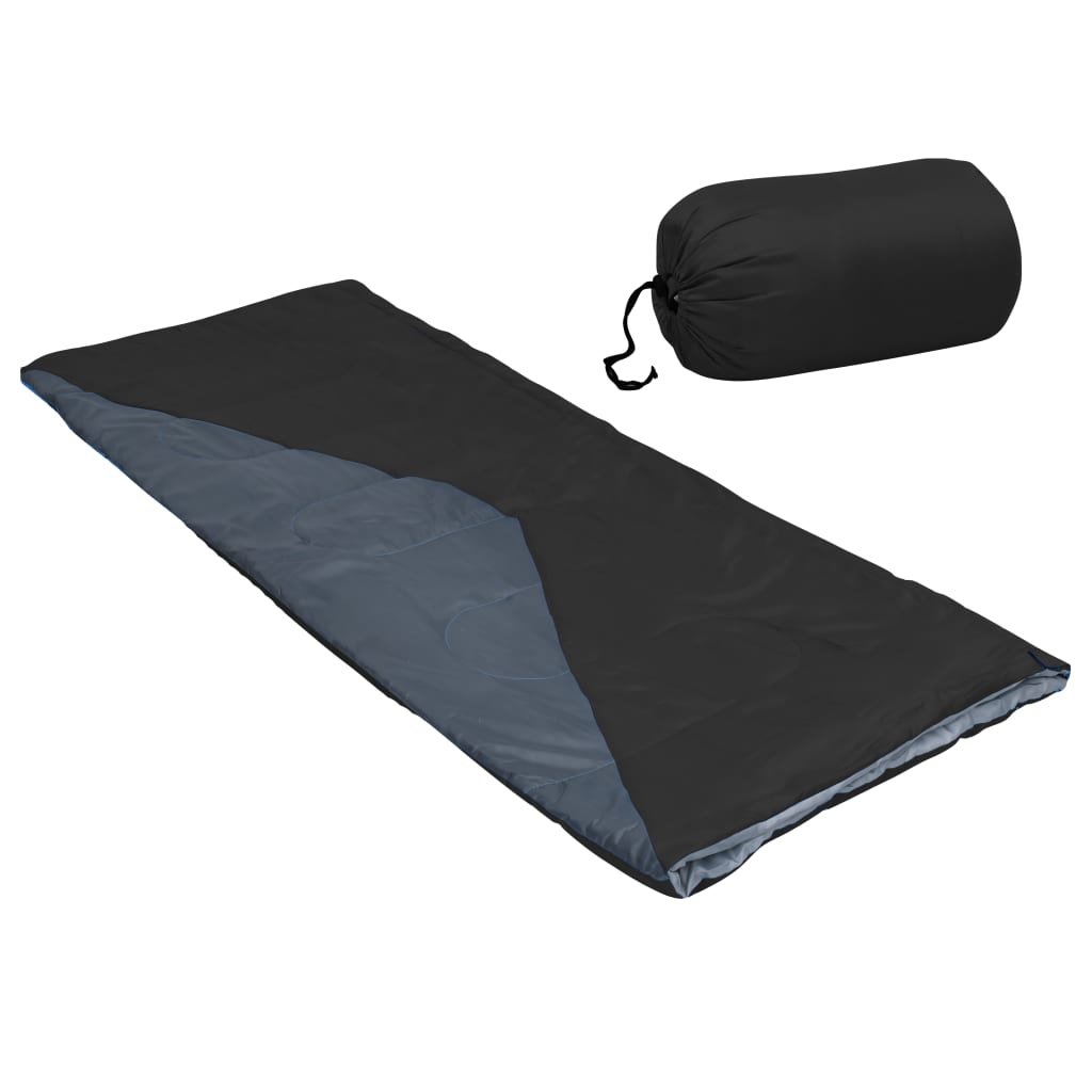 vidaXL Slaapzakken 2 st envelop lichtgewicht 10 ℃ 1100 g blauw