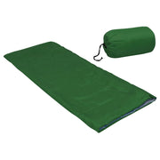vidaXL Kinderslaapzak envelop lichtgewicht 15 ℃ 670 g groen