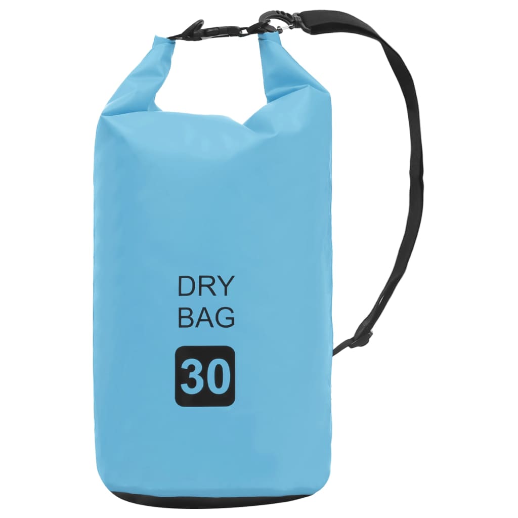 vidaXL Drybag met rits 15 L PVC grijs