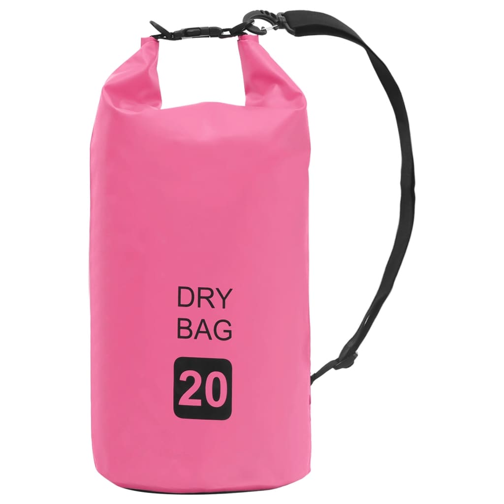 vidaXL Drybag met rits 15 L PVC grijs