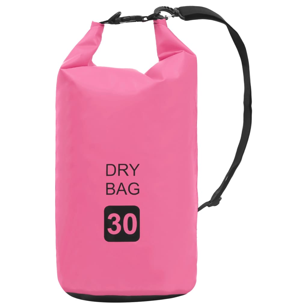 vidaXL Drybag met rits 15 L PVC grijs