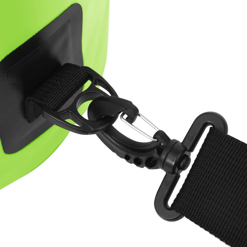vidaXL Drybag met rits 15 L PVC grijs