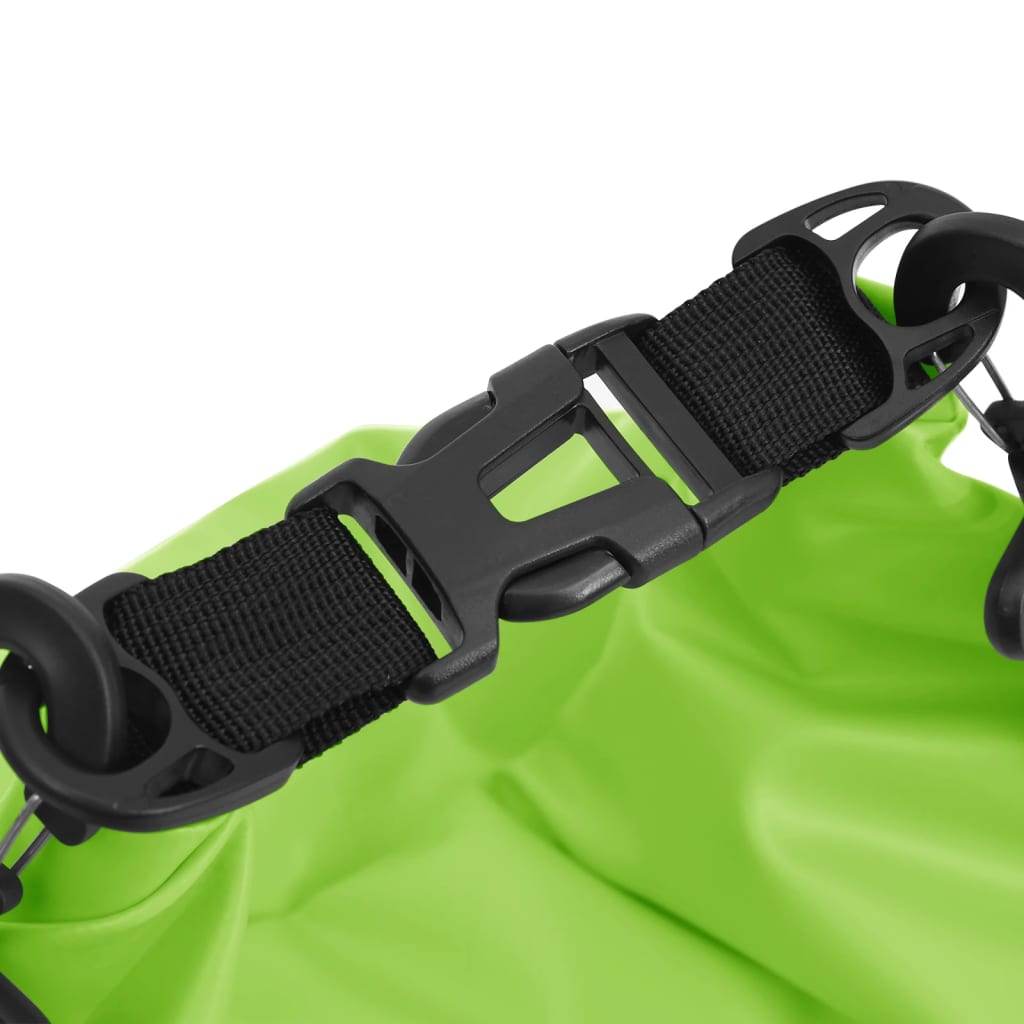 vidaXL Drybag met rits 15 L PVC grijs